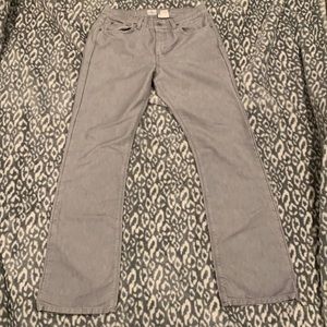 grey Calvin Klein jeans mid rise
